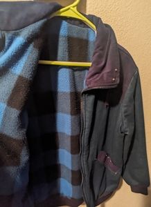Denim jacket with Pendleton flannel lining